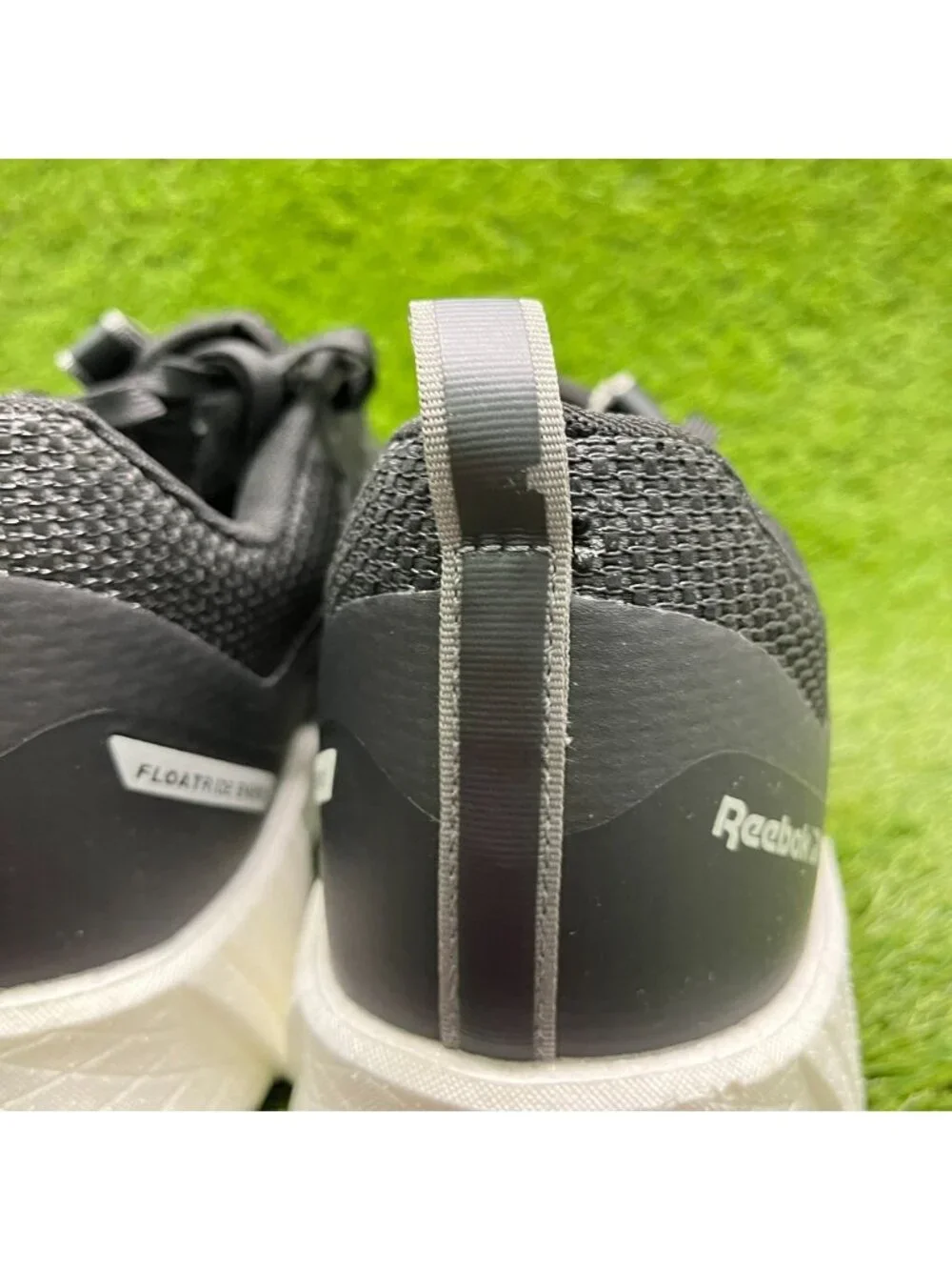 Reebok Fusion Flexweave Mens Size 15 Black White Composite Toe Safety Work Shoes